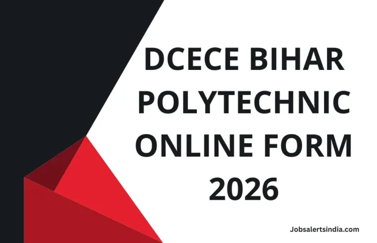 DCECE Bihar Polytechnic Online Form 2026