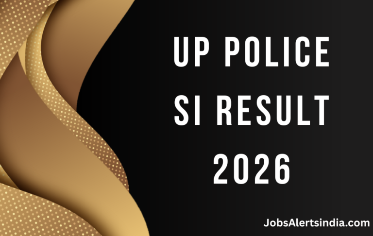 UP Police SI Result 2026