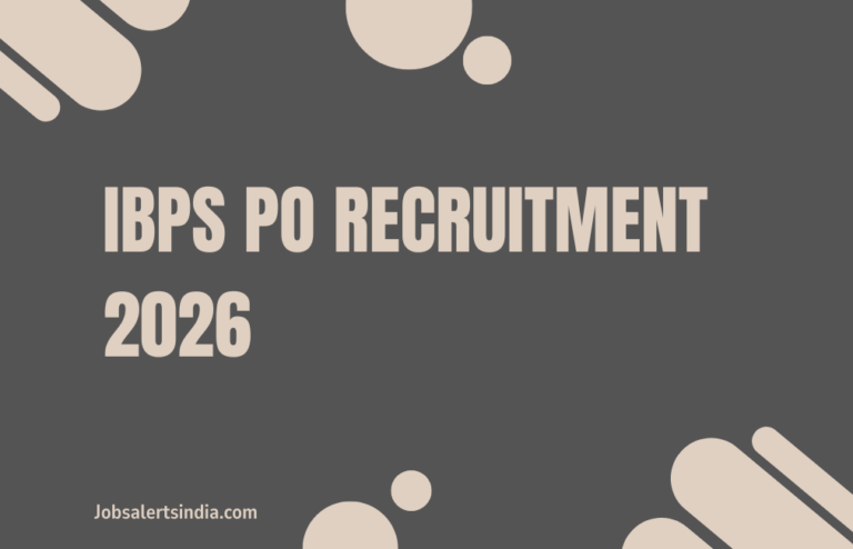 IBPS PO Recruitment 2026 – 7365 Vacancies, Prelims Aug 22-23, Apply at ibps.in 1 IBPS PO Recruitment 2026