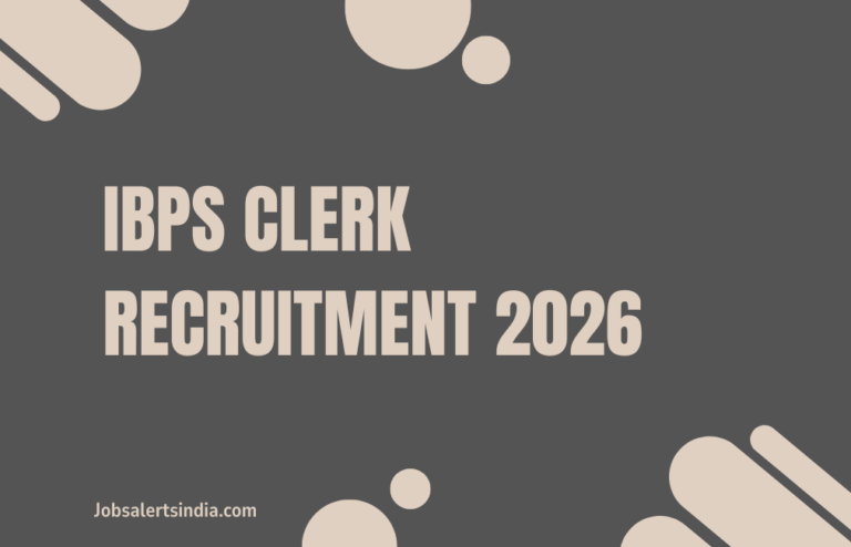 IBPS Clerk Recruitment 2026