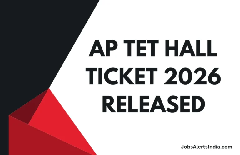 AP TET Hall Ticket 2026
