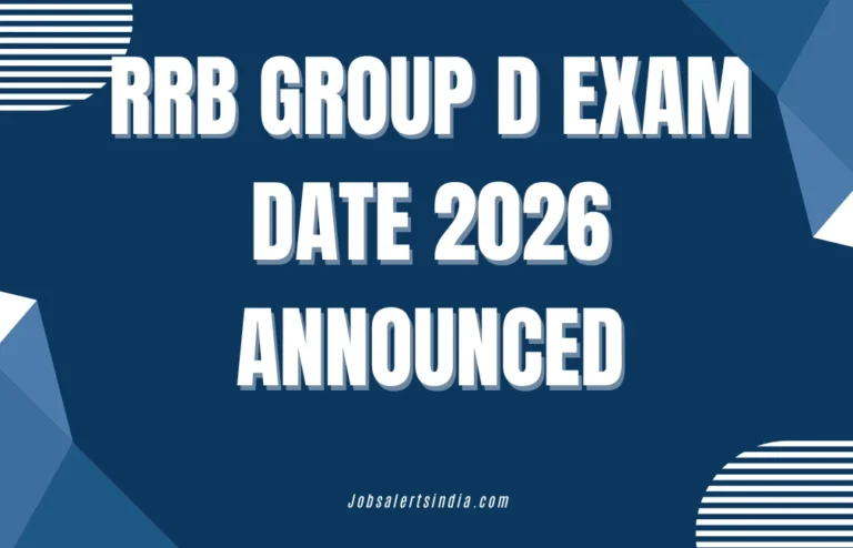RRB Group D Exam Date 2026