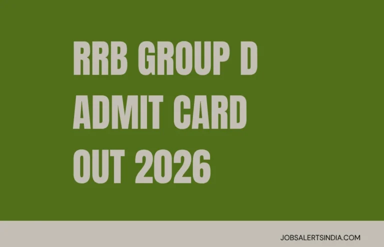 Railway RRB Group D Admit Card 2026 Out