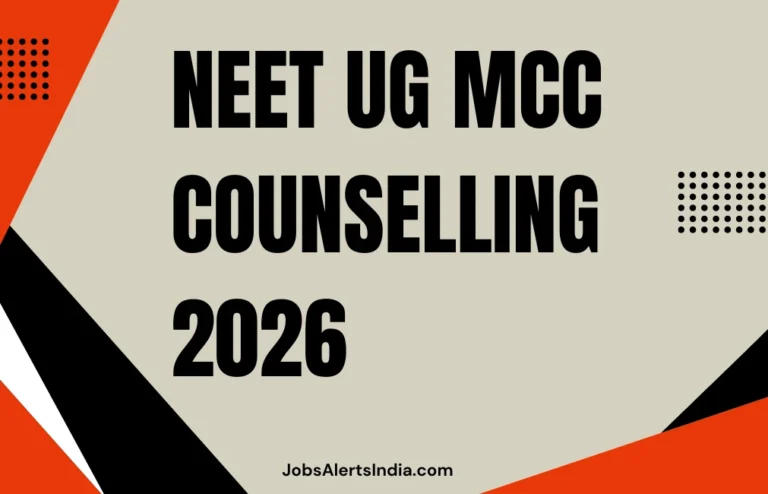 NEET UG MCC Counselling 2026