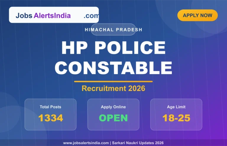 HP Police Constable Recruitment 2026