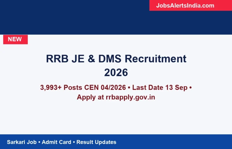 RRB JE 2026