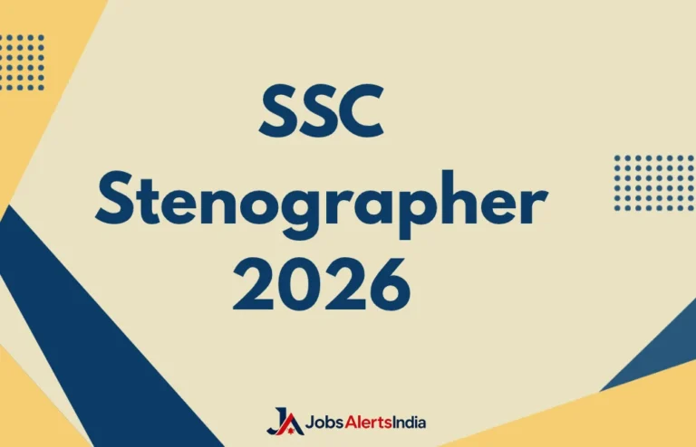 SSC Stenographer 2026